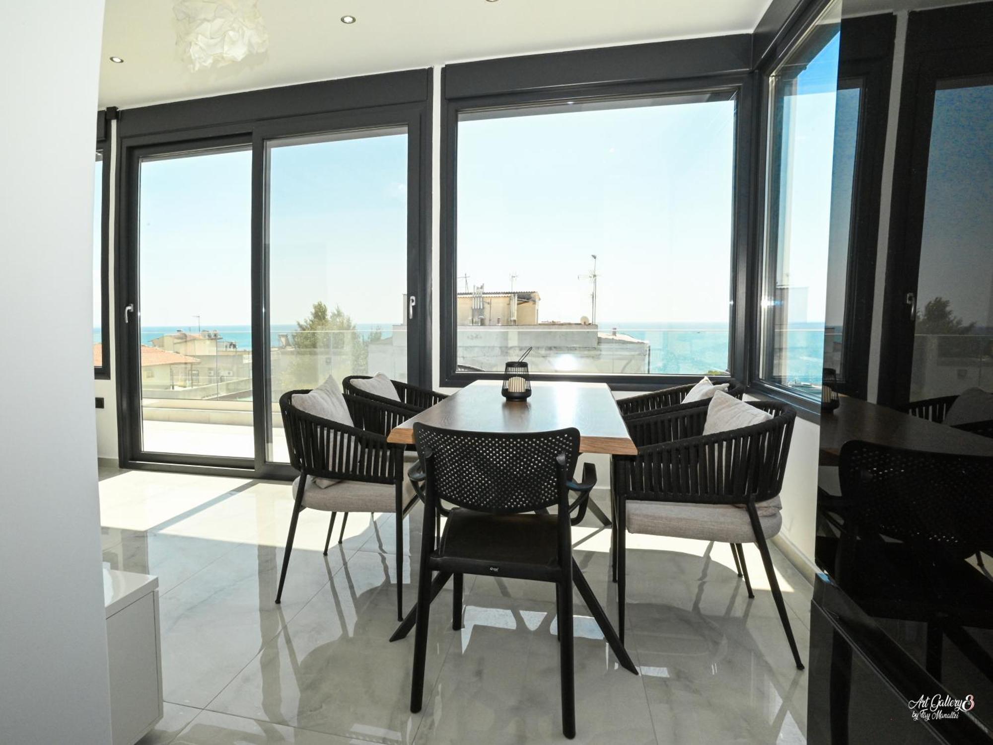 Panorama Penthouse Daire Nea Kallikrateia Dış mekan fotoğraf