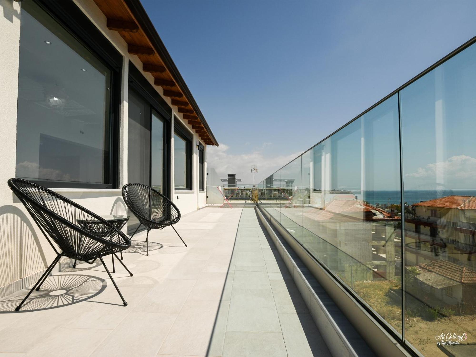 Panorama Penthouse Daire Nea Kallikrateia Dış mekan fotoğraf
