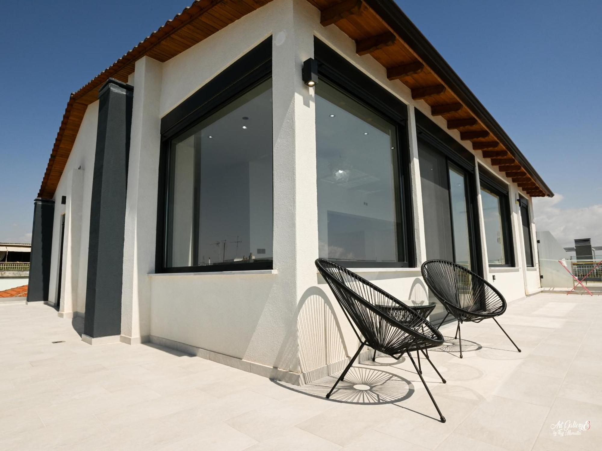 Panorama Penthouse Daire Nea Kallikrateia Dış mekan fotoğraf